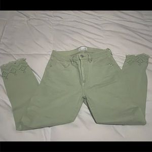 Light green Loft jeans